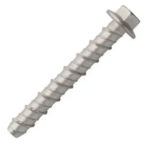 Vis béton en Acier Zingué – tête hexagonal à embase – M12 x 100 – ESSBOX 25 PCS – SCELL-IT