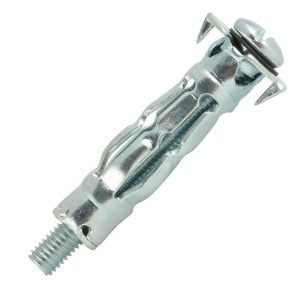 Chevilles corps creux SPYDER acier zingué avec vis tête ronde M4X46 (15-20 mm) boîte de 100 pièces – SCELL-IT